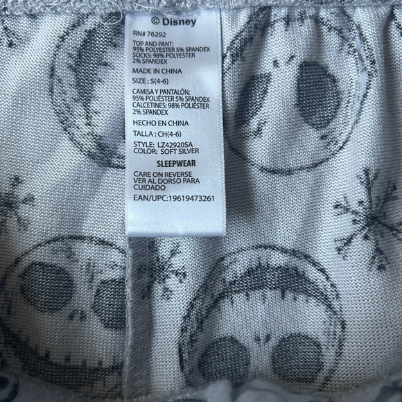Jack Skellington pajama pants Women’s Size Small 4-6 S - Picture 3 of 6